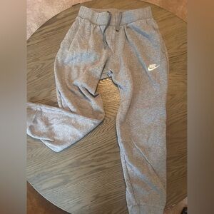 Nike grey jogger sweatpants youth large